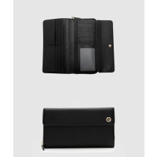 [GUCCI-구찌]가죽 버클 더블 G 장지갑 449397