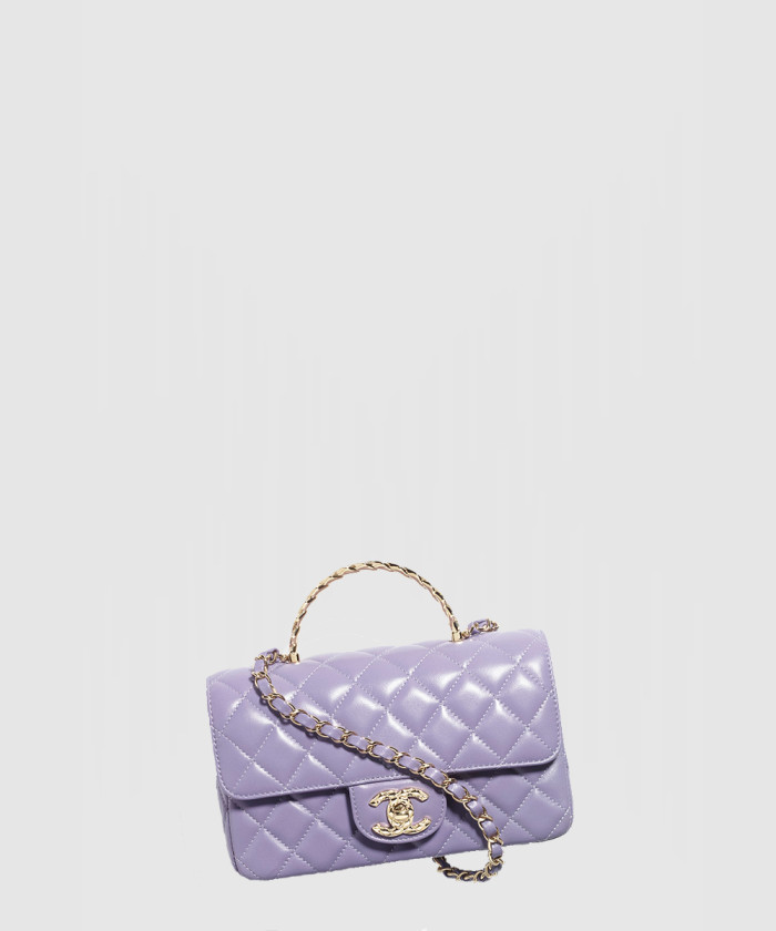 [CHANEL-샤넬]핸들 장식의 미니 플랩백 AS4924