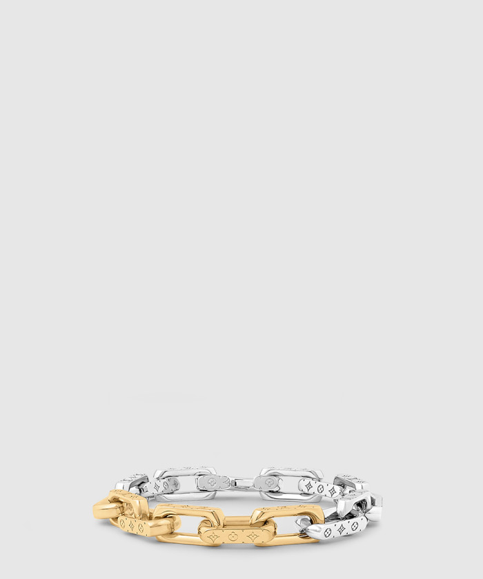 [LOUIS VUITTON-루이비통]모노그램 체인 팔찌 M1555M