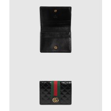 [GUCCI-구찌]더블 G 가죽 카드 지갑 536453