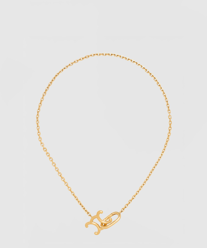 [CELINE-셀린느]트리옹프 락 목걸이 460XG6