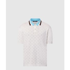 [LOUIS VUITTON-루이비통]모노그램 포인텔 쇼트 슬리브드 코튼 폴로 1AFPYA