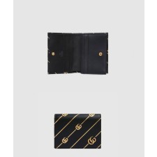 [GUCCI-구찌]스트라이프 프린트 접이식 카드지갑 548071