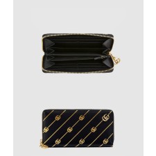 [GUCCI-구찌]스트라이프 프린트 지퍼 장지갑 548073
