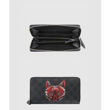 [GUCCI-구찌]울프헤드 지퍼 장지갑 451273