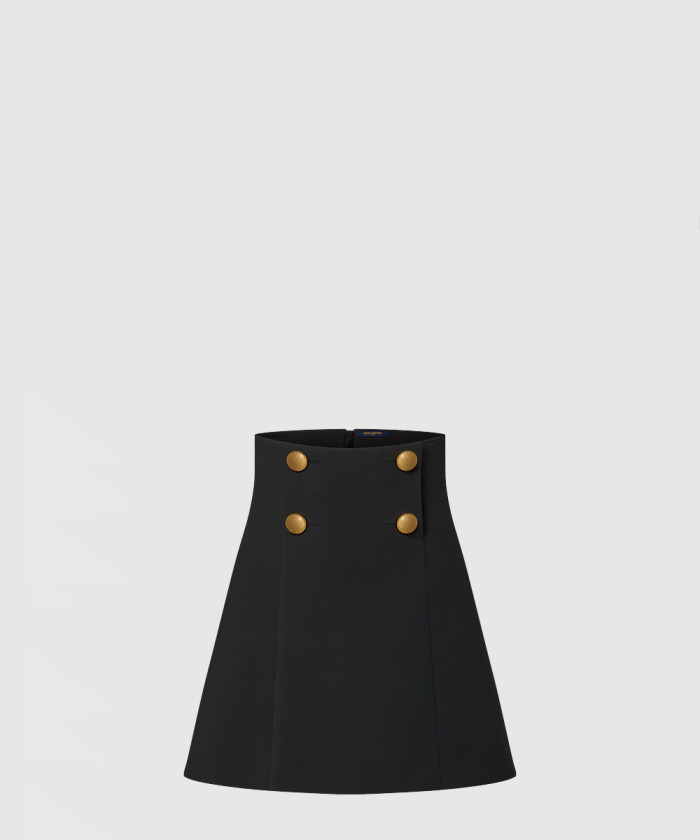 [LOUIS VUITTON-루이비통]해머드 버튼 스커트 1AFUSZ