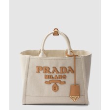 [PRADA-프라다]리넨 미듐 토트백 1BG474
