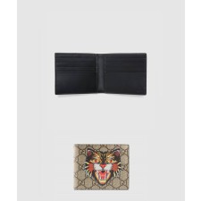 [GUCCI-구찌]고양이 GG 슈프림 반지갑 451268