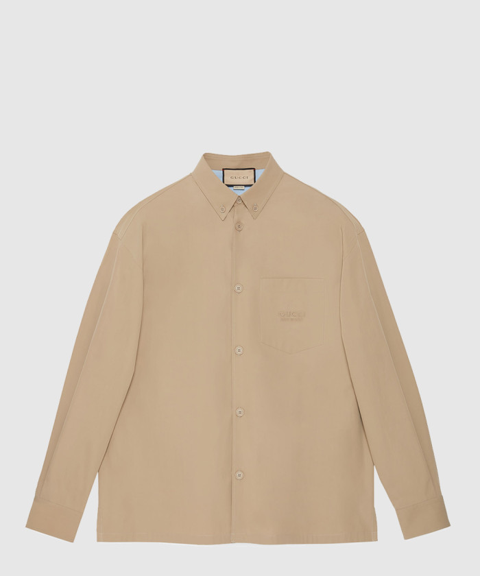 [GUCCI-구찌]헤비 코튼 포플린 셔츠 762164
