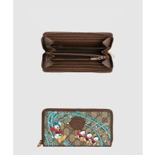[GUCCI-구찌]디즈니x구찌 도날드덕 프린트 지퍼형 지갑 647940