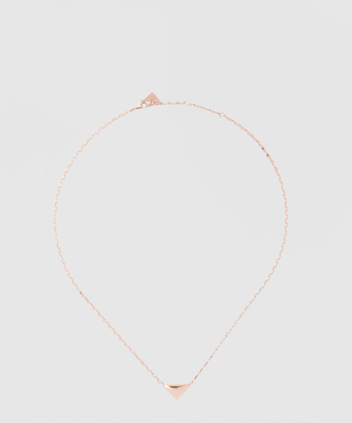 [PRADA-프라다]이터널 골드 스몰 트라이앵글 펜던트 넥클리스 1JCA37