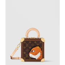 [LOUIS VUITTON-루이비통]미니 스퀘어 트렁크 레오퍼드 M11210
