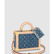 [LOUIS VUITTON-루이비통]쁘띠뜨 발리즈 데님 블루 M24161