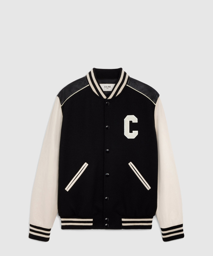 [CELINE-셀린느]클래식 테디 재킷 텍스처드 울 2V56D8