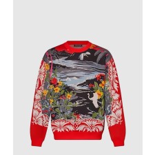 [LOUIS VUITTON-루이비통]자카드 코튼 니트 크루넥 1AFQRZ