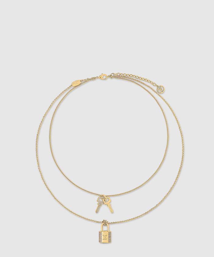 [LOUIS VUITTON-루이비통]LV 자물쇠 목걸이 M01593