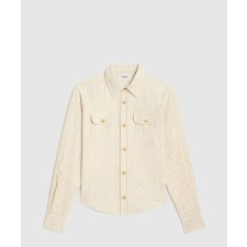 [CELINE-셀린느]로미 레이스 셔츠 내추럴 2C04B3