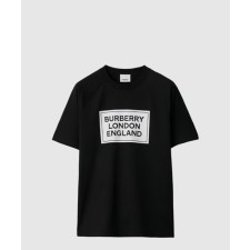 [BURBERRY-버버리]로고 라운드 티셔츠 80843481