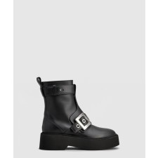 [ROGER VIVIER-로저비비에]비브 레인저스가죽 바이커 부츠 7403