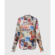 [LOUIS VUITTON-루이비통]프린티드 실크 블렌드 셔츠 FRBLO7