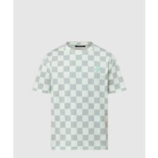 [LOUIS VUITTON-루이비통]프린티드 쇼트 슬리브드 코튼 티셔츠 1AFR24