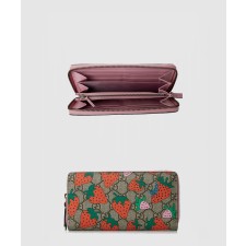 [GUCCI-구찌]스트로베리 프린트 장지갑  573865