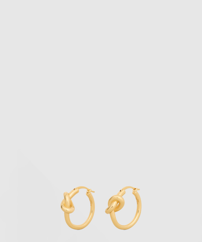 [CELINE-셀린느]스몰 노트 후프 귀걸이 46N556