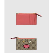 [GUCCI-구찌]GG 슈프림 페이스 모티프 동전 지갑 431400