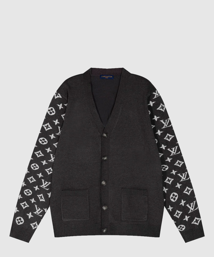 [LOUIS VUITTON-루이비통]모노그램 믹스 캐시미어 가디건 1AATM2