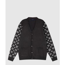 [LOUIS VUITTON-루이비통]모노그램 믹스 캐시미어 가디건 1AATM2