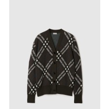 [BURBERRY-버버리]체크 울 블렌드 가디건 80934931