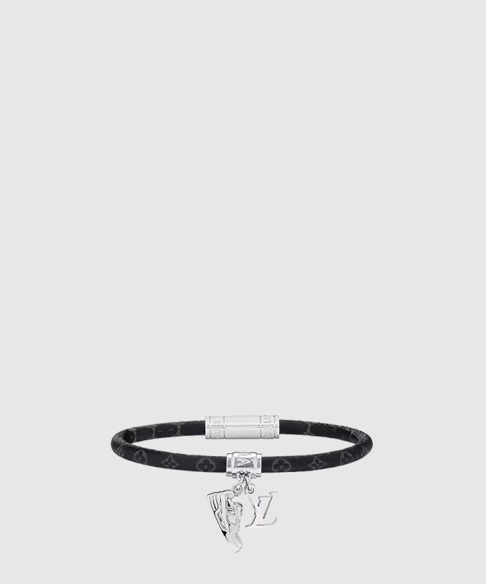 [LOUIS VUITTON-루이비통]LV 가죽 스니커즈 팔찌 M8343D