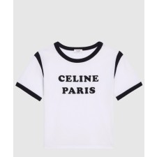 [CELINE-셀린느]코튼 저지 파리 박시 티셔츠 2X8906