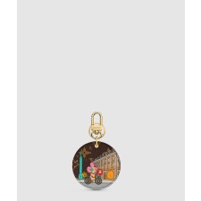 [LOUIS VUITTON-루이비통]일러스트 Xmas 파리 키 홀더 M00872