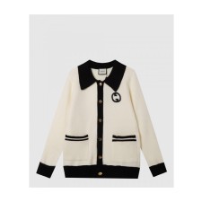 [GUCCI-구찌]로고 니트 코트 743037