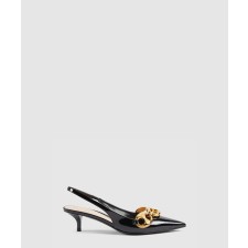 [GUCCI-구찌]마리나 체인이 슬링백 펌프스 794372