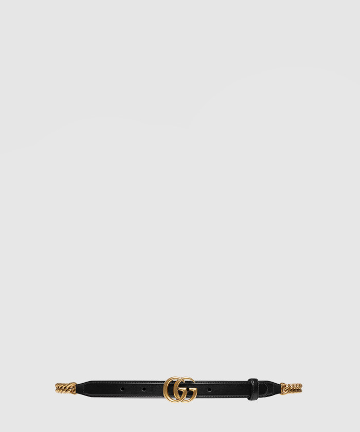 [GUCCI-구찌]좁은 체인 벨트 760168