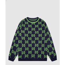 [GUCCI-구찌]GG 코튼 자카드 크루넥 스웨터 791043