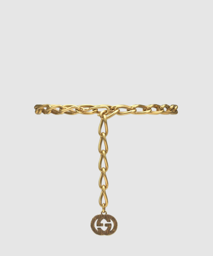 [GUCCI-구찌]더블 G 체인 벨트 699955