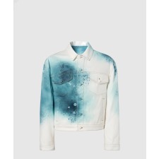 [LOUIS VUITTON-루이비통]스프레이 데님 재킷 1AATK0