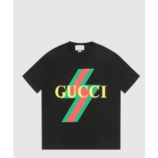 [GUCCI-구찌]라이트닝 로고 반팔 티셔츠 717422