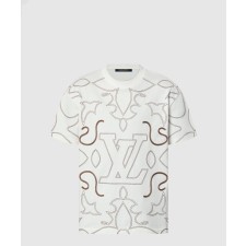 [LOUIS VUITTON-루이비통]엠브로이더드 코튼 티셔츠 1AFWVN