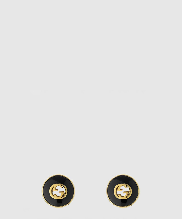 [GUCCI-구찌]인터로킹 스터드 귀걸이 786554