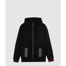 [GUCCI-구찌]웹 코튼 저지 후드 재킷 752187