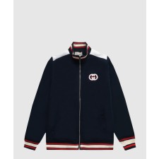 [GUCCI-구찌]코튼 저지 지퍼 자켓 706412