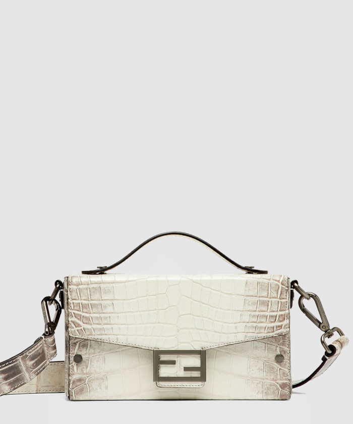 [FENDI-펜디]소프트 트렁크 바게트 그라데이션 크로코다일백 7VA565