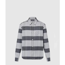 [LOUIS VUITTON-루이비통]롱 슬리브드 코튼 플란넬 셔츠 1AFXSY