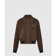 [LOUIS VUITTON-루이비통]엠브로이더드 스웨이드 카프스킨 보머 1AFPWA