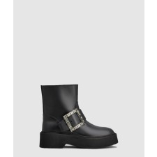 [ROGER VIVIER-로저비비에]비브 레인저스 바이커 부티 7403