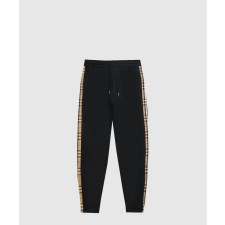 [BURBERRY-버버리]사이드 체크 디테일 코튼 스웨트팬츠 8026273